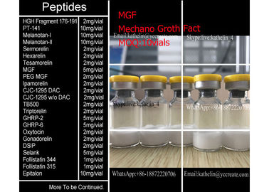 99% Human Growth Peptide white Powder  Mechano Groth Fact  / MGF /  IGF-1Ec 5mg/vial For Muscle Growth